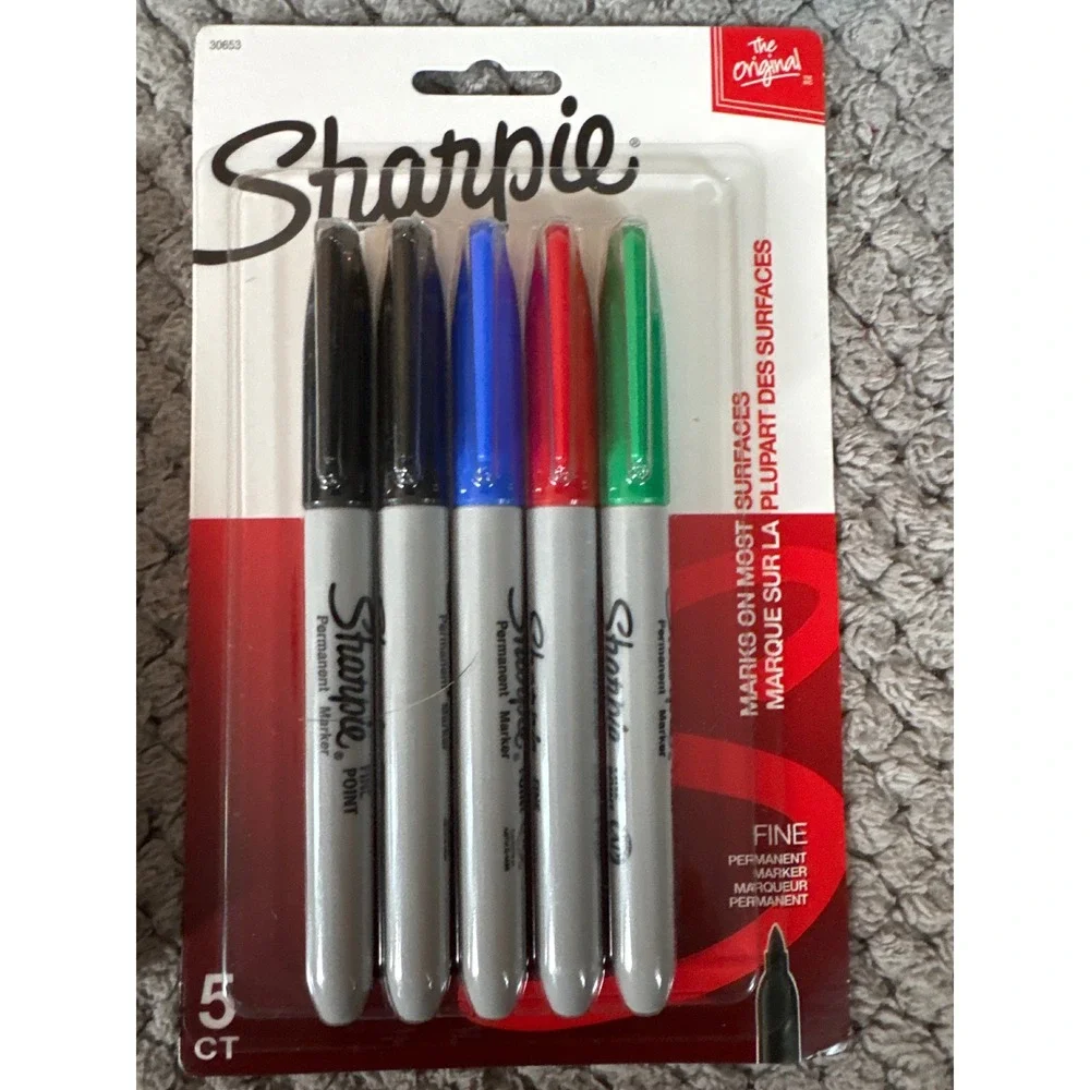 Sharpie Permanent Markers BIC Brite Liner Pen+Gear Highlighters Bundle 25ct